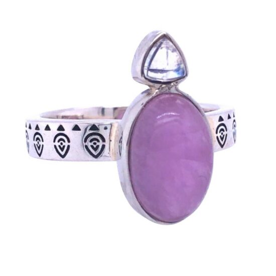 Kunzite Moonstone Divine Love Ring unique jewelry wholesale suppliers