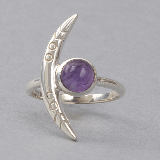 Amethyst La Luna Ring jewelry for your business