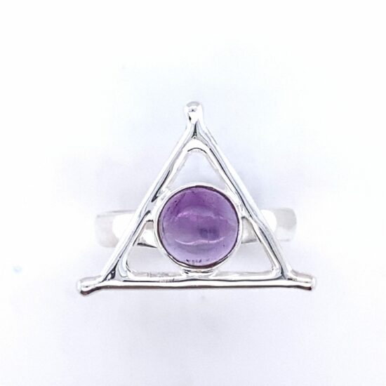 Amethyst Sacred Element Ring best jewelry vendors new age