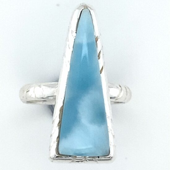 Larimar Luxuriant Triangle Ring hand-picked jewelry for retailers