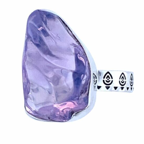 Lavender Amethyst Mountain Ring exclusive and rare gemstones