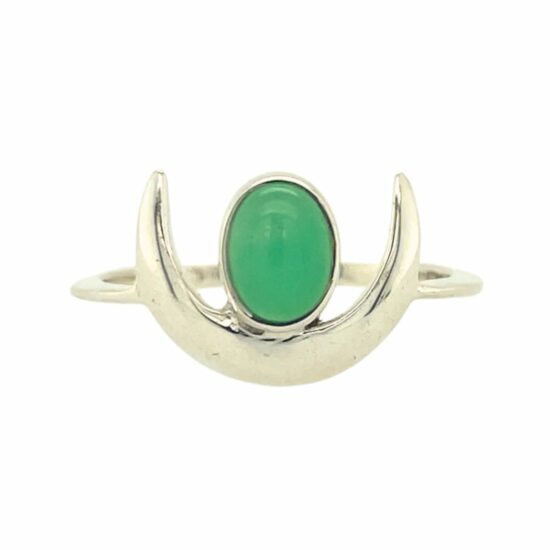 Chrysoprase Moon Phase Ring Wholesale jewelry supply companies