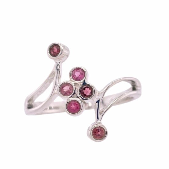 Pink Tourmaline Medley Ring. Wholesale jewelry vendors natural stones