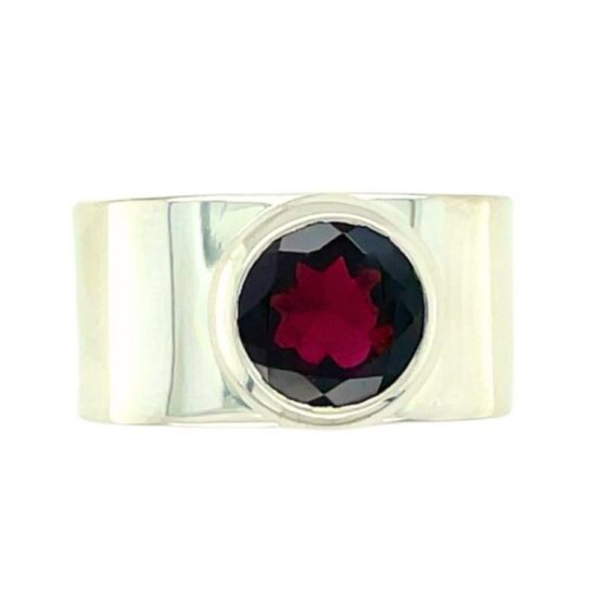 Garnet Contemporary Unisex Ring wholesale-only family business