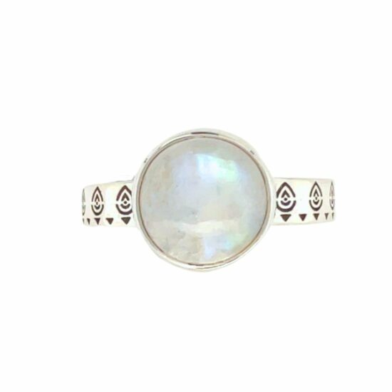 Moonstone Delight Ring exclusive designs sterling silver