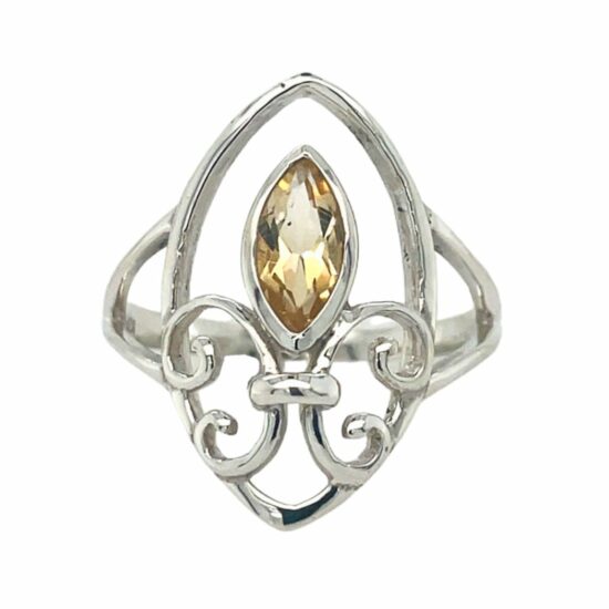 Citrine Fleur De Lis Ring jewelry wholesale suppliers vendor direct