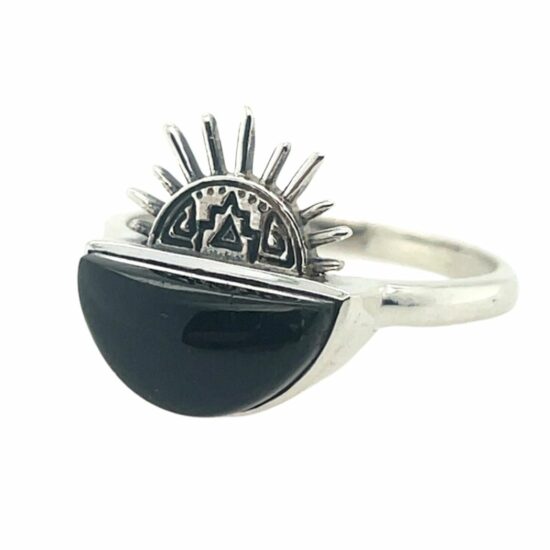 Black Tourmaline Sun Dynasty Ring jewelry for your business