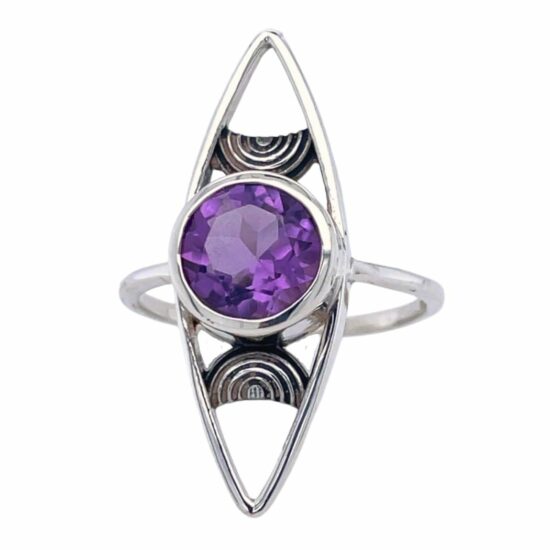 Amethyst Astral Triple Moon Ring jewelry suppliers near me