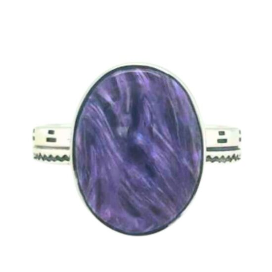 Charoite Cool Shapes Ring