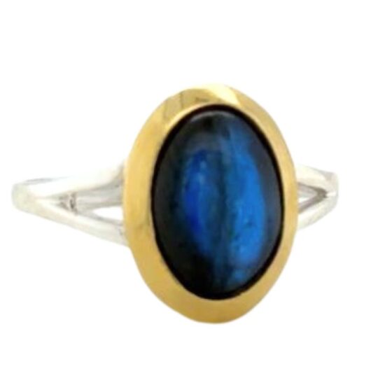 Labradorite Oval Ring