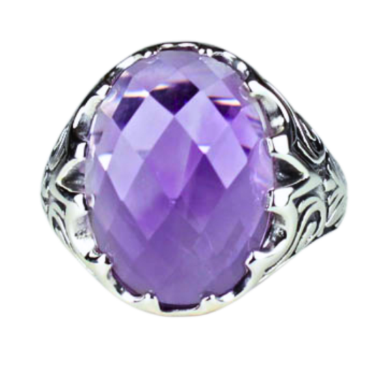 Amethyst Spectacular Unisex Ring jewelry wholesale companies exclusive designs