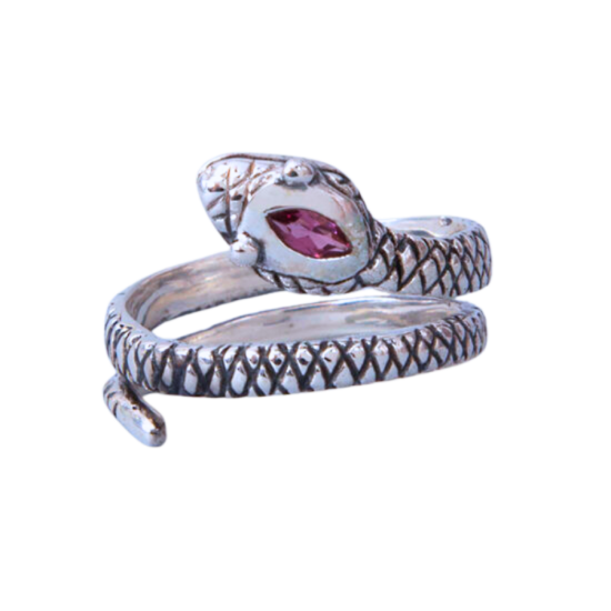 Rhodolite Garnet Snake Spirit Ring jewelry suppliers near me