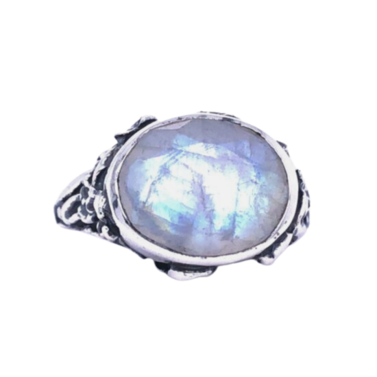 Moonstone East-West Unisex Ring wholesale sterling silver suppliers new age