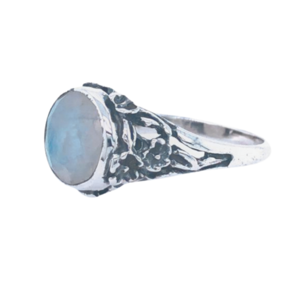 Moonstone East-West Unisex Ring wholesale sterling silver suppliers new age