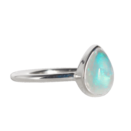 Opal Raindrop Ring