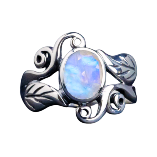 Moonstone Harmonious Swirls Ring wholesale natural gemstone jewelry