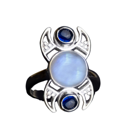 Moonstone Kyanite Luna Ring women's jewelry wholesale suppliers