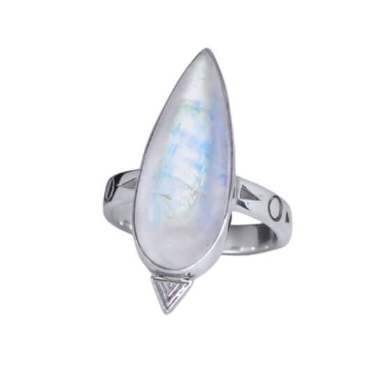 Moonstone Moondrop Ring wholesale sterling silver gemstone jewelry