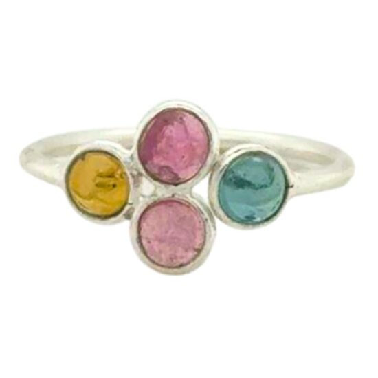 Multi Tourmaline Charming Ring