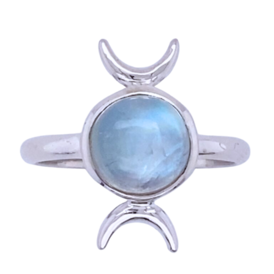 Moonstone Moon Goddess Magic Hour Ring jewelry vendors wholesale sterling