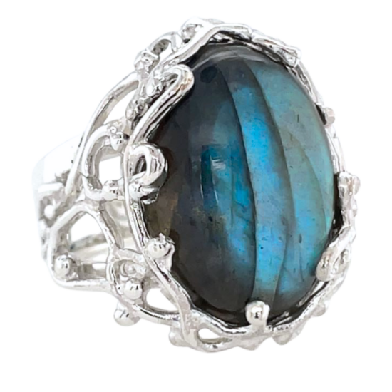 Labradorite Branching Out Ring wholesale sterling silver natural jewelry