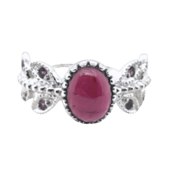 Garnet Rhodolite Springtime Ring