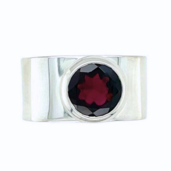 Garnet Contemporary Unisex Ring wholesale only family business