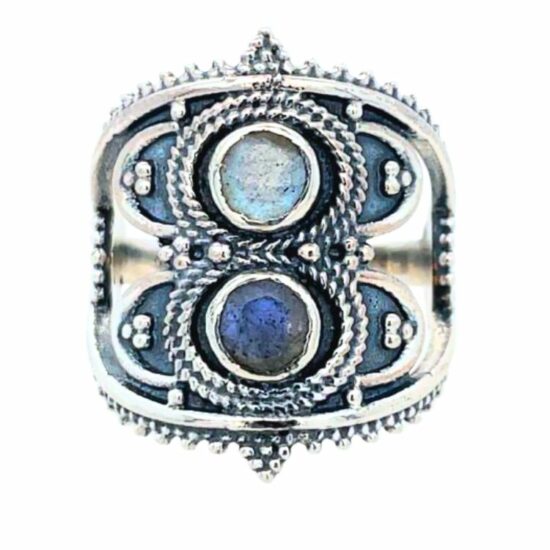 Labradorite Moonstone Feldspar Byzantine Hero Ring buy earrings in bulk buy wholesale jewelry