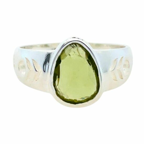 Green Tourmaline Mata Hari Ring - Image 2