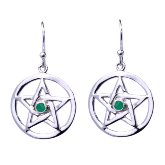 Sapphire Pentacle Earrings jewelry supply warehouse jewelry vendor and supplier