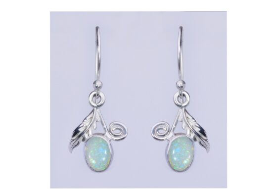 Opal Precious Sparkle Earrings sterling silver wholesale jewelry supplies