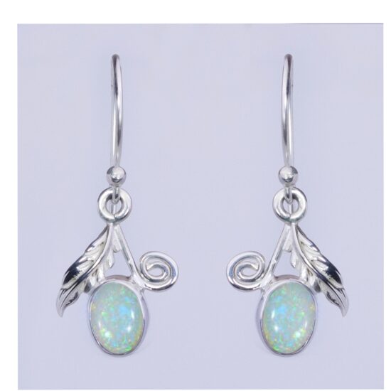 Opal Precious Sparkle Earrings sterling silver wholesale jewelry supplies