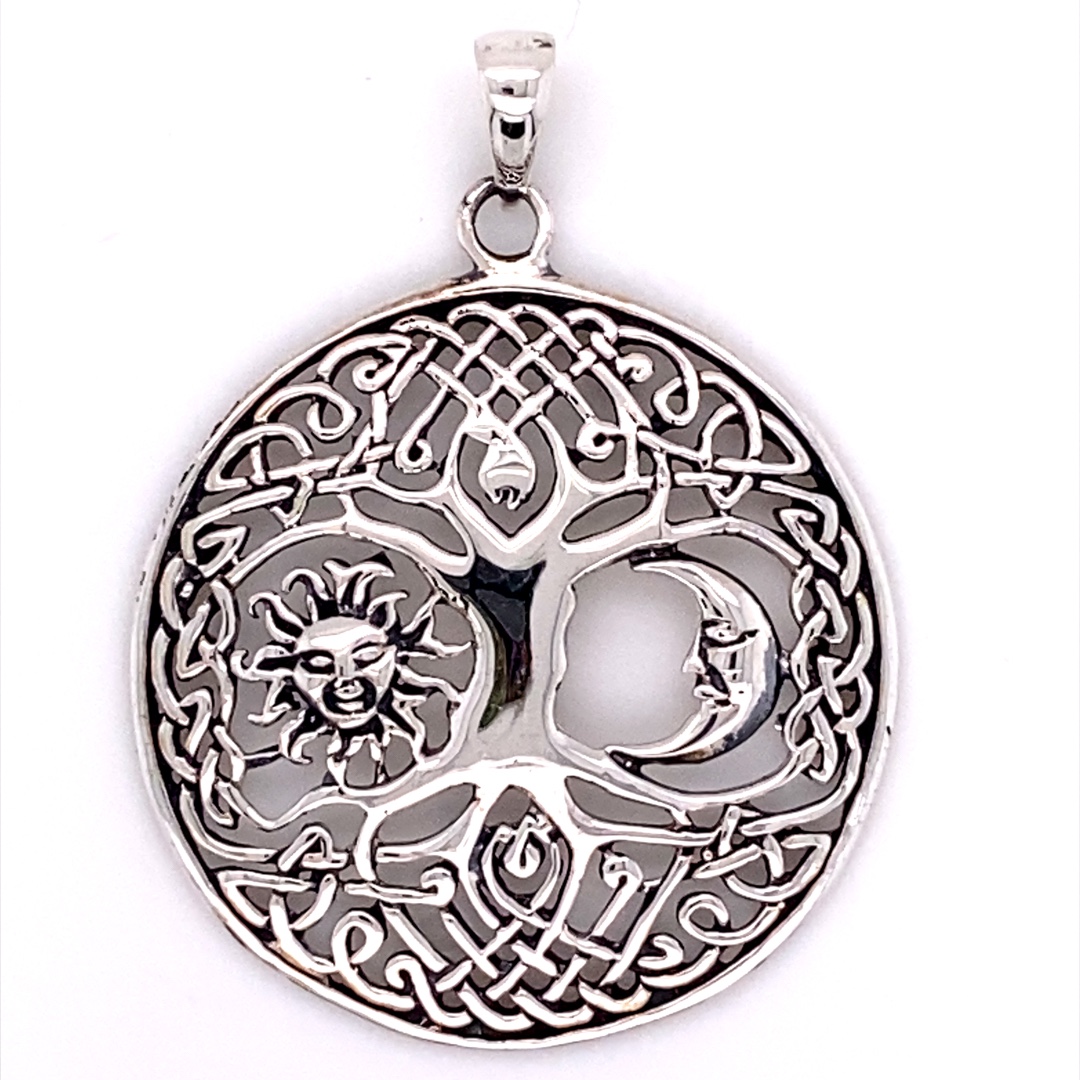 Tree Of Life Brother Sun Sister Moon Pendant | Wholesale Fine Sterling ...