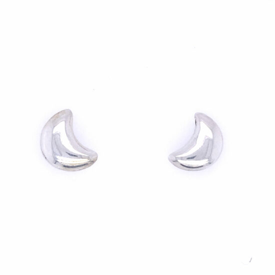 Crescent Moon Studs 925 silver best jewelry suppliers
