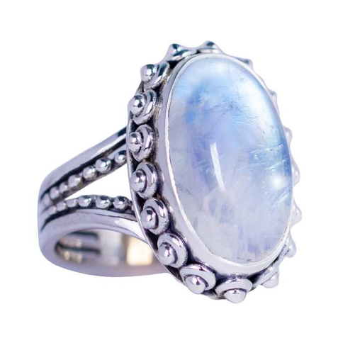 Moonstone Queen Ring