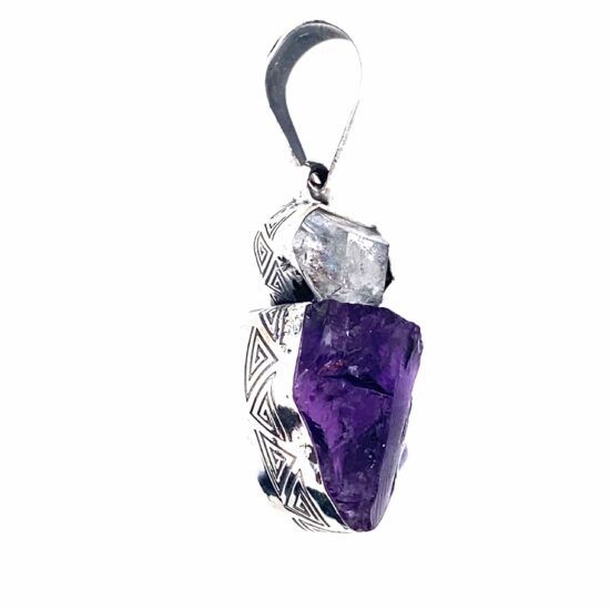 Amethyst Herkimer Earth Song Pendant best jewelry wholesalers near me