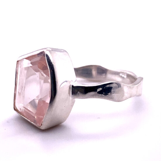 Rose Quartz Free Form Flirty Ring unique jewelry wholesale suppliers
