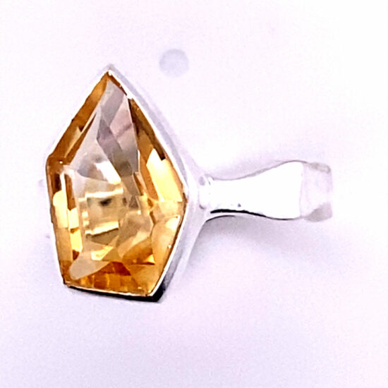 Citrine Free Form Flirty Ring sterling silver wholesale jewelry supplies