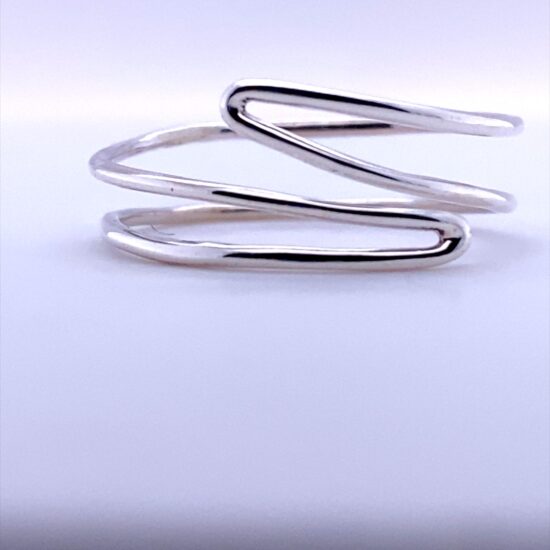 Silver Adjustable Adaptable Ring wholesale jewelry natural stones