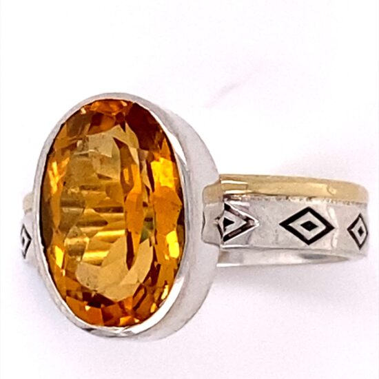 Citrine Golden Glow Ring sterling silver wholesale jewelry supplies