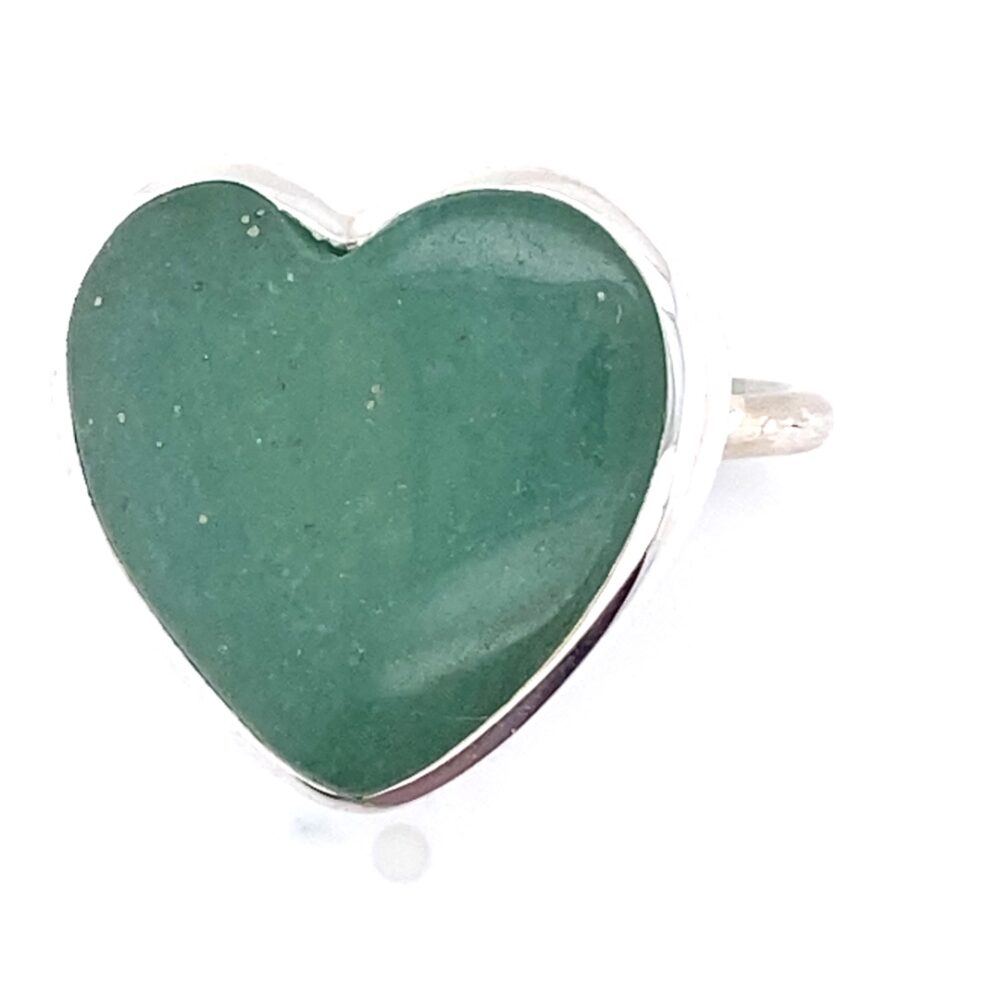 Jade Heartfelt Love Ring