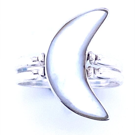 Larimar White Conch Reversible Moon gemstone jewelry wholesaler sterling