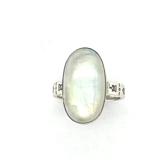 Moonstone Good Morning Ring hypoallergenic sterling silver jewelry