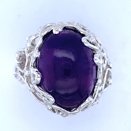 Amethyst Branching Out Ring