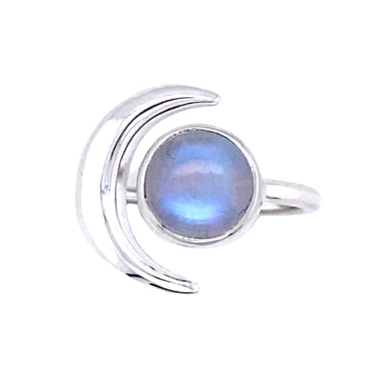 Moonstone Crescent Moon Ring best jewelry supply wholesale